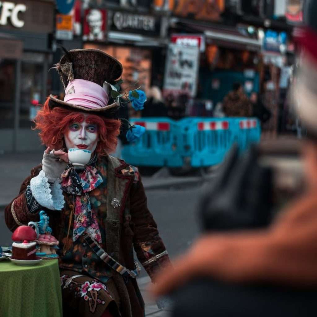 Alice in wonderland parade